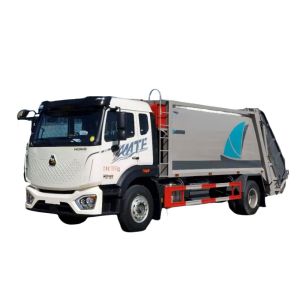 HOWO Truck Mounted Garbage Compactor 15 Ton Household Waste Compaction Vehicle