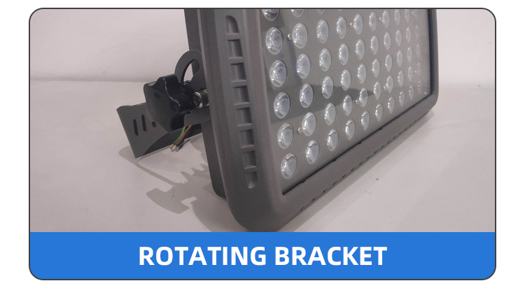 IP67 Outdoor 36W 60W 80W 100W Square LED Flood Light with 70 Ra Color Rendering Index