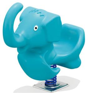 China eco-friendly plastic spring rider elephant rocking horse for kids factory
