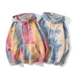 Fashion Street Custom Tie Dye Hoodies Sweatshirts Anti - Shrink