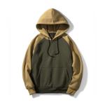 Fashion 100% Cotton Block Mens Oversized Pullover Hoodie For Autumn Season