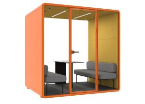 China Model L Office Pods Large Soundproof Booth Seamless Meetings And Seamless Creativity factory