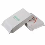 Waterproof White Kraft Paper Pregnancy Barf Bags for Morning Sickness