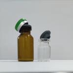 frasco transparente de penicilina ambar frasco de injecao farmaceutica usar