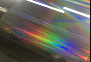 China PET Multiple Extrusion Strong Tough Transparent Rainbow Film factory