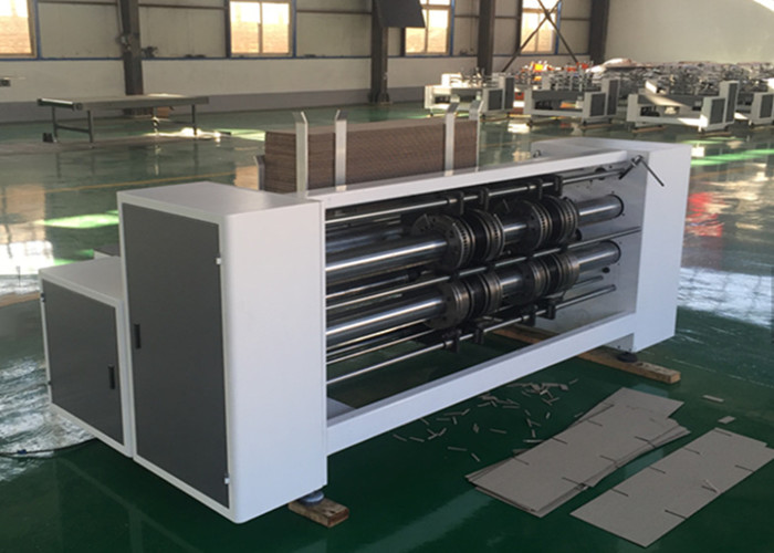 Corrugated Cardboard Slot Making Machine Compact Strucuture 60-90 Pcs / Min