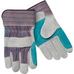 Pasted Cuff Split Cowhide Leather Gloves 10.5 Inch