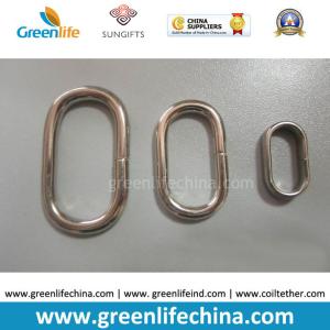 China Oval Metal Fastener Ring ID Badge Accessories China Factory Direct Offer factory