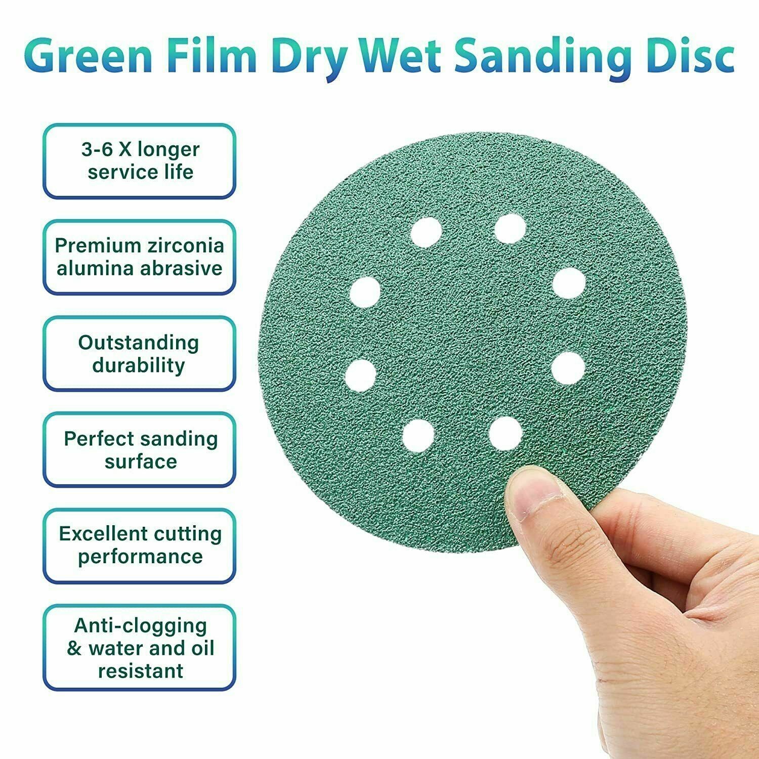 ceramic film Sanding Discs Polyester Substrate waterproof wet dry automotive