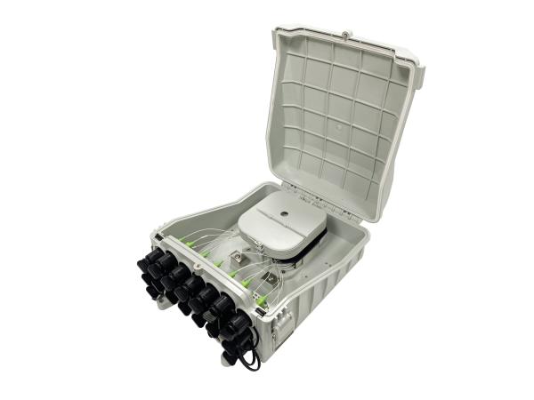 Large Space for 16ports Fiber Optic Splitter Box mini SC adapter for Telecommuni