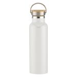 Vacuum Insulated Stainless Steel Flask Bottle 21OZ With Bamboo Lid Unbreakable