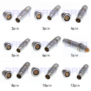 China Multipole Metal Wire Connectors , Circular Metal Connectors 2B FGG EGG factory