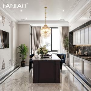 China Modern Lacquer Kitchen Cabinet Modern Villa Lacquer Kitchen Cabinet factory