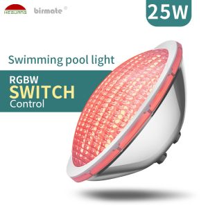 China RGBW Switch Stainless Steel Pool Lights 2860ma Waterproof AC12V on sale