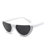 Half Moon Frame Half Round Sunglasses Vintage Retro Clout Goggles
