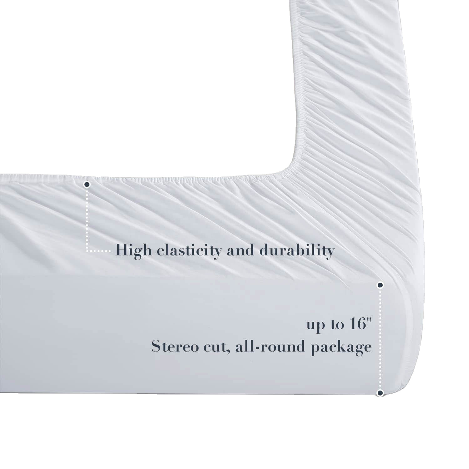 100% Organic Bamboo Bedsheets Bedding Set with Color Fastness Grade 4 in Modern Style