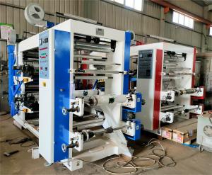 China 21KW 6 Color Flexography Printing Machine 191mm - 714mm Length YT-600-6C factory