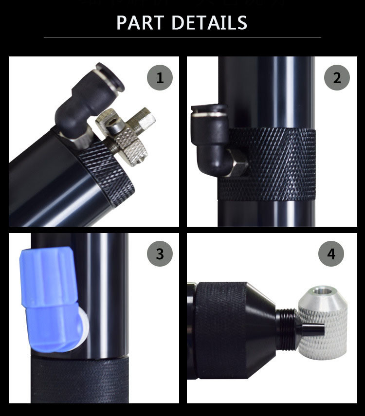 Pneumatic Suction Dispensing Valve Cylinder Type CNC Turning And Milling HJD32L