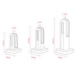 Aluminum Alloy Exterior Swimming Pool Glass Clamp for Balustrade Mounted on