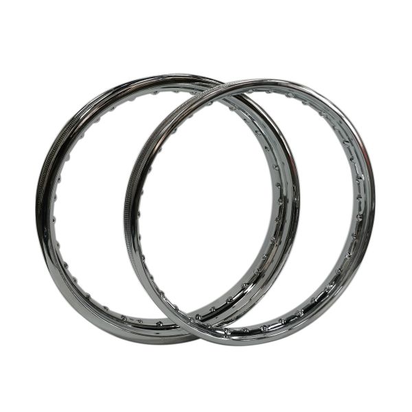 Chopper Bobber Motorcycle 2.15-18" 36holes Steel Front Wheel Rim Hoop 40 Hole Chrome Rim