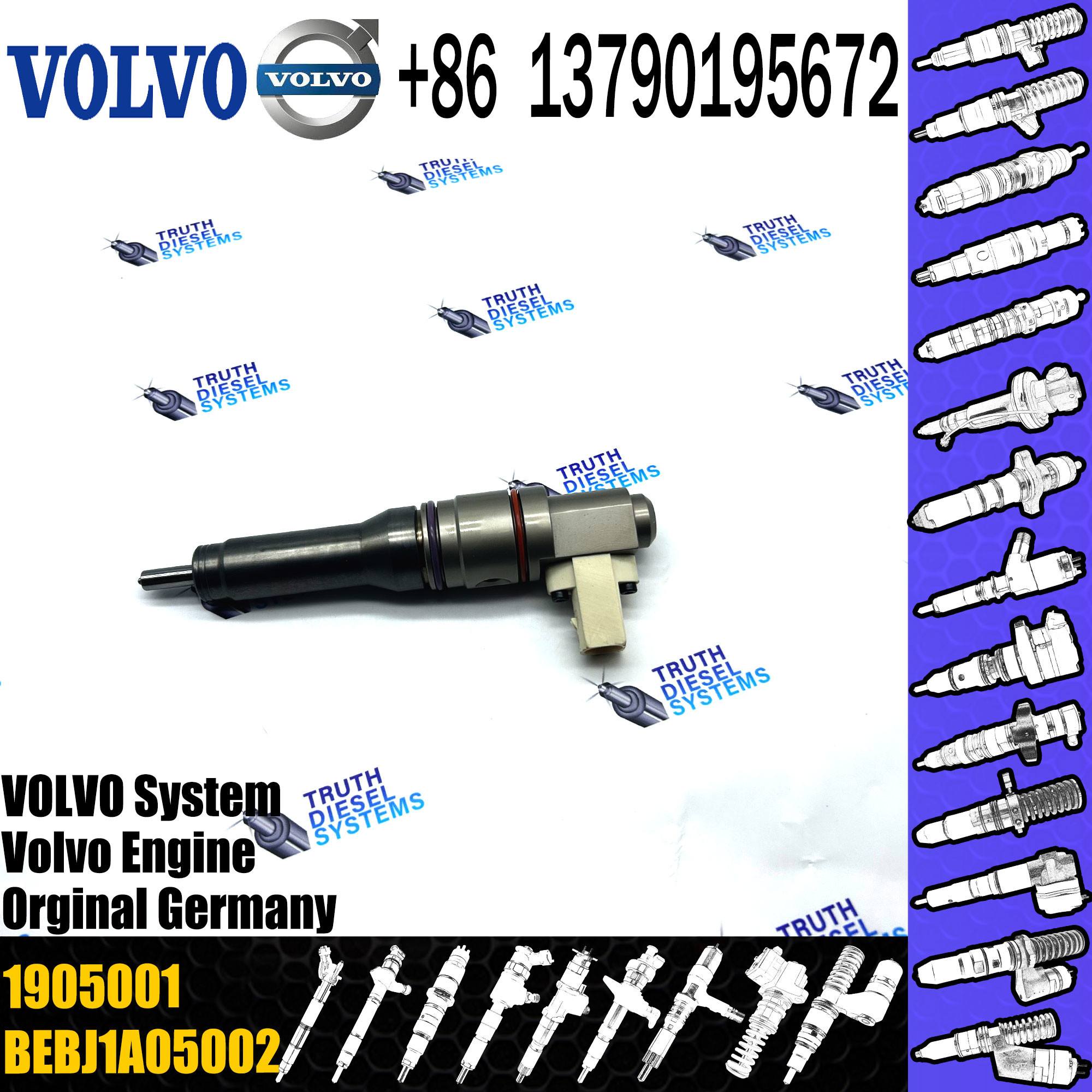Fuel Injector Assembly BEBJ1A05002 BEBJ1A00202 BEBJ1A05001 1905001 1846419 1905002