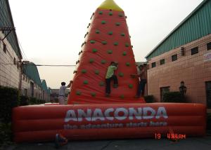 China Customized Inflatable Sports Games Plastic Kids Rock Climbing Wall EN71 factory