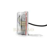Plastic White Yellow Flash Rectangle Motorcycle LED Spotlight