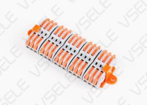 China Splicing 15 Hole Screwless 10mm Terminal Block Wire Connector factory