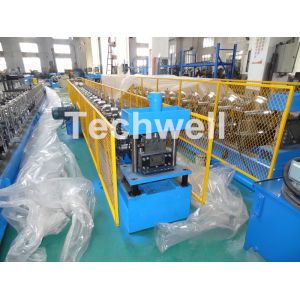 Galvanized Steel Half Round Portable Gutter Machine 15m/min