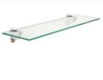 Industrial Wall Mounted Fanshaped Rectangle Tempered Glass Shelves for Bathroom