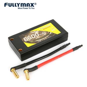 China 1S Lipo Battery 3.7V 90C 6600mAh Airplane Model Boat Battery Packs Fullymax Battery factory