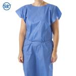 Disposable sleeveless gown hospital patient gown