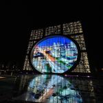 Indoor Glass Window Transparent LED Display Screen High Transparent Glass Ultra