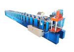Galvanized Steel Metal 50hz Door Frame Roll Forming Machine With Cr12 Cutting