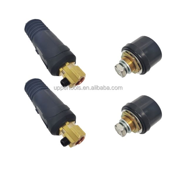 Euro Type Welding Cable Joint Socket Quick Connector for Welder Machine 35-50 Wire Section