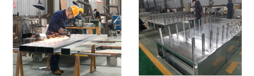 Galvanized 304# SS T8 Tubes 24h Bus Station Shelter