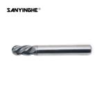 4 Flute Ballnose Spiral Solid Carbide End Mills Cnc Router Bits 5mm 10mm Milling