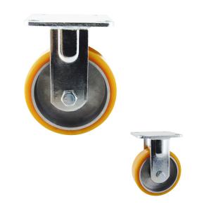 China OEM 770LBS Aluminium Top Plate Heavy Duty Rigid Casters factory