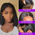 Lace Frontal Wig 13X4 HD LACE FRONTAL Closure Wig Ready To Wear Straight Human