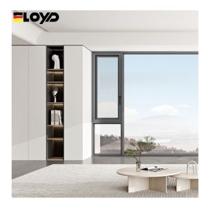 Scandinavian Design Style Aluminum Casement Window Replacement With Double