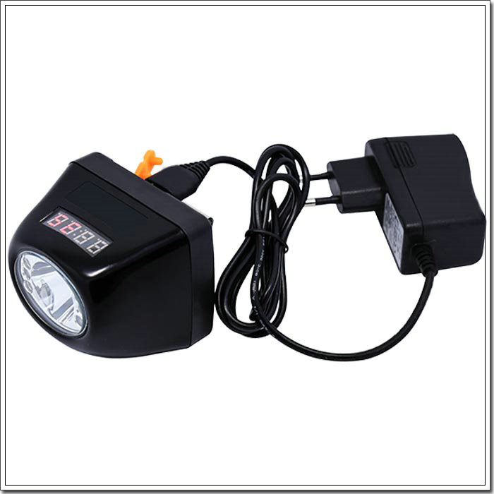 KL4.5LM 7000Lux LED Cordless Mining Cap Lamp With Digital Display Screen