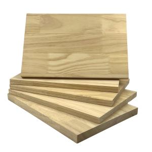 China Sturdy Nontoxic Rubber Wood Finger Joint Board Smooth Edge Thickness 8-40mm factory