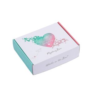 Custom Order Accepted Printing White Packaging Gift Box Corrugated Paper Mailer
