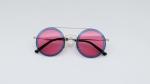 Retro Style Round Sunglasses Metal Circle nylon lens Sunglasses for Women with