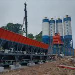 Full Automatic HZS 25 35 50 75 100 m3/h Concrete Mixing Plant for Crushed Stone