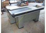 Multifunctional Supermarket Conveyor Belt Checkout Counter / Retail Cash Desk