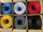 High speed CAT6 CAT5E Copper black Network Cable 350MHZ UTP LAN Cable 300m a