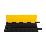 Highly Visible Anti-Slip Outdoor Rubber Cable Protector 5 Channel