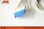 Pulse Oximeter Philips M1968A AHA Clip ECG Cable 5 Lead 3ft