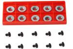 100% Tungsten Carbide Round Insert Blades for Woodworking Tools
